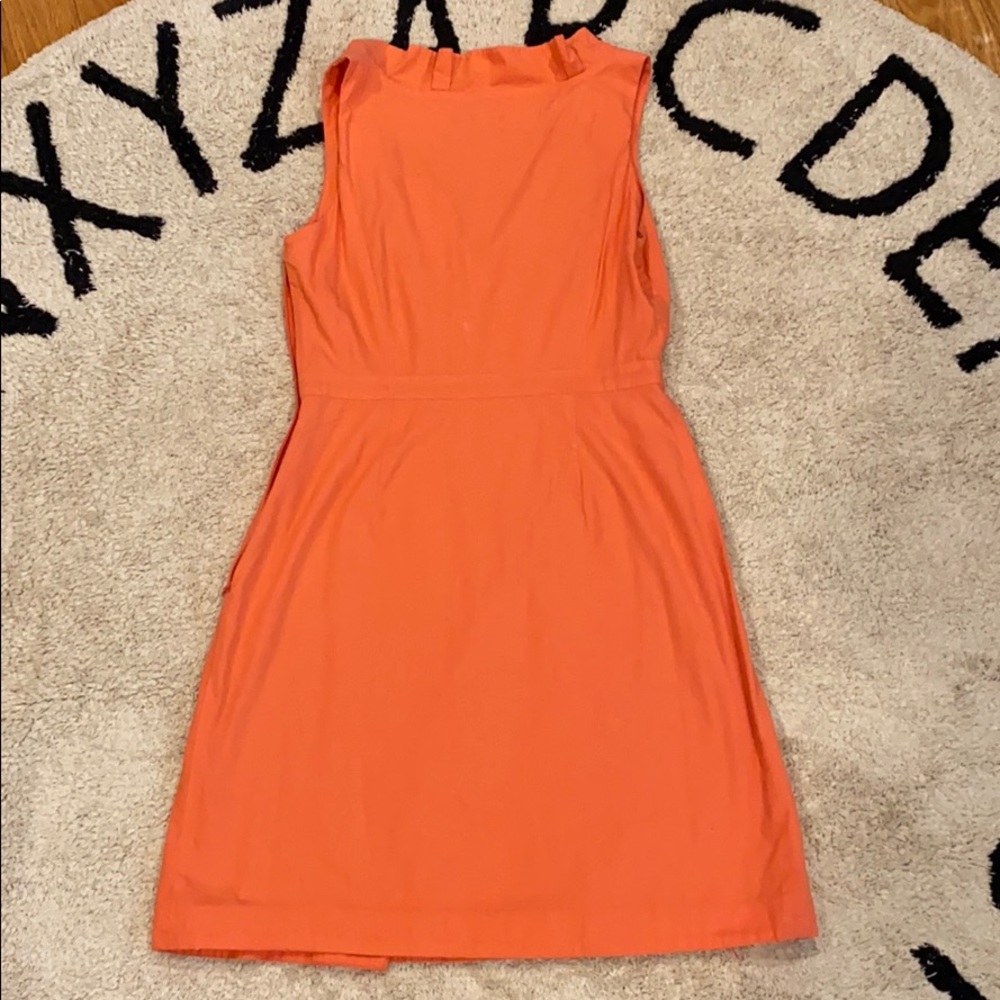 JCrew Factory Ruffle Neck Dress - Picture 4 of 4